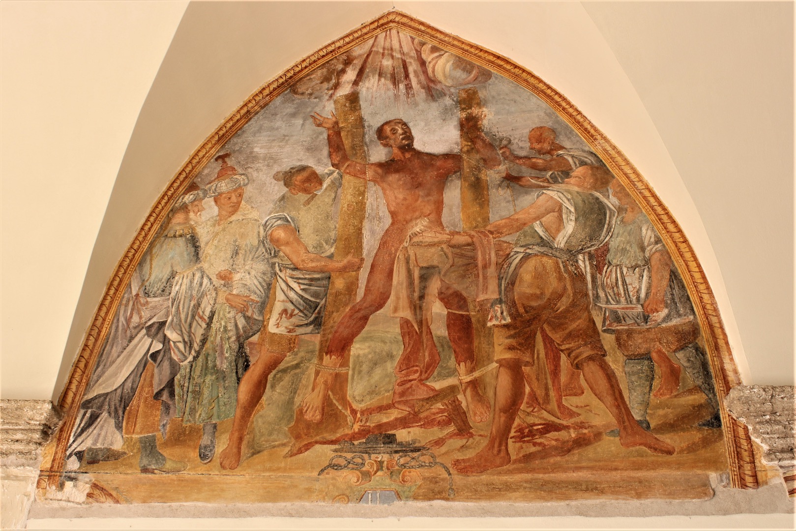 Foto 17 - Chiostro, affresco S. Filippo de La Ruy